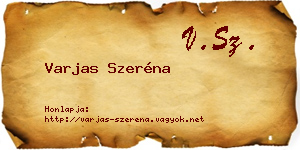 Varjas Szeréna névjegykártya